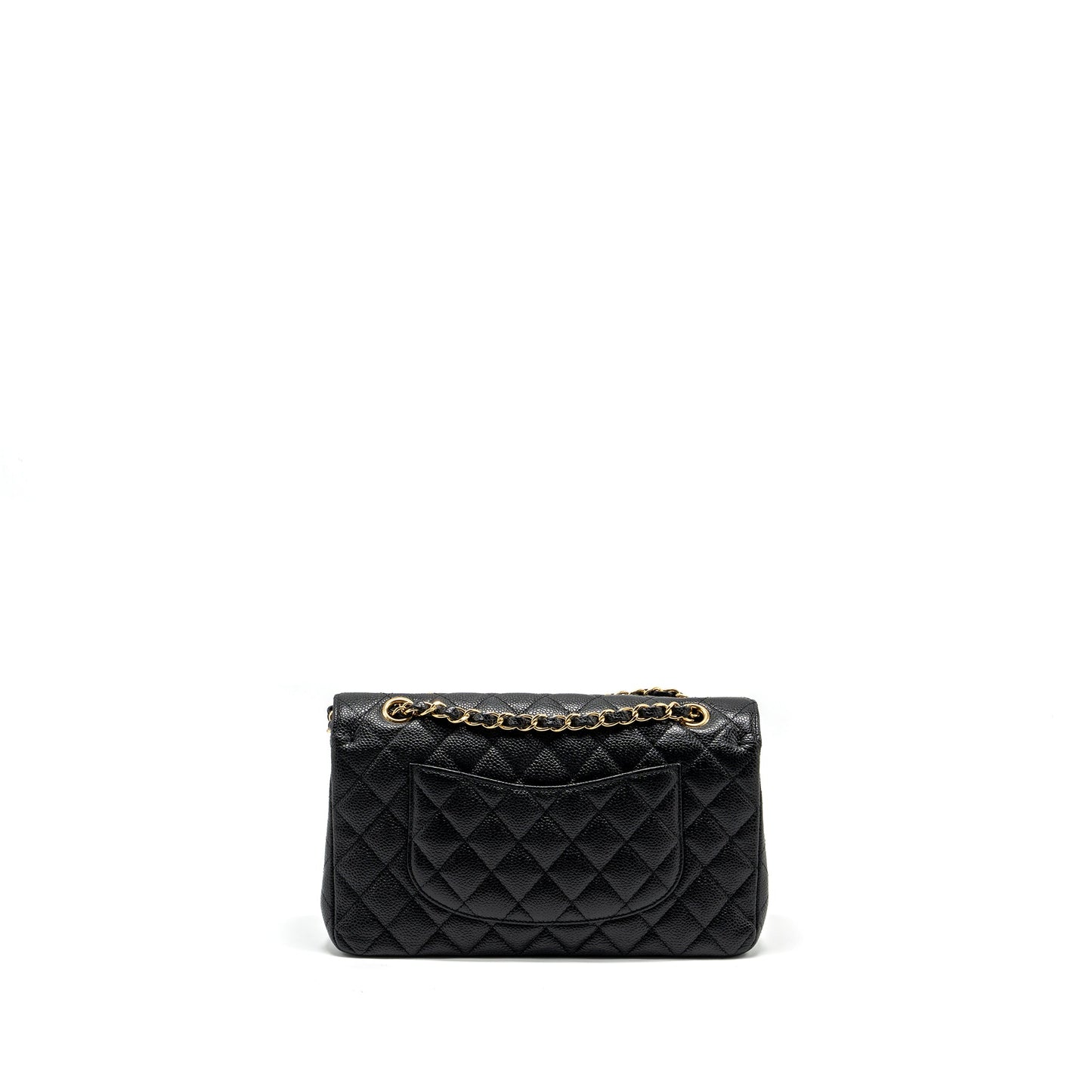 Chanel Medium Classic double flap bag caviar black GHW
