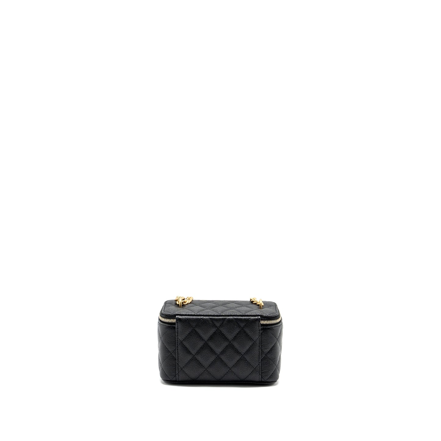 Chanel Coco Love Long Vanity with Adjustable Chain Caviar Black GHW (microchip)