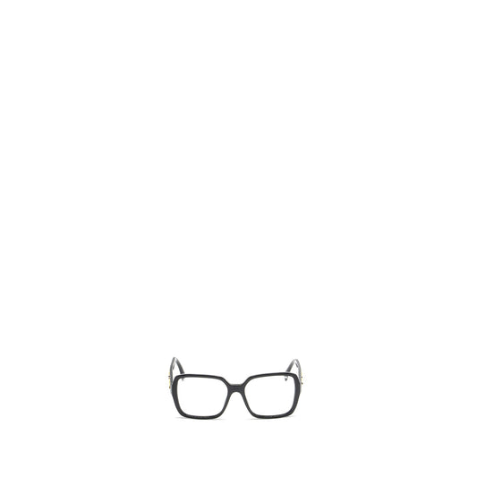 Chanel Square Glasses Frame With Chanel Letter Black