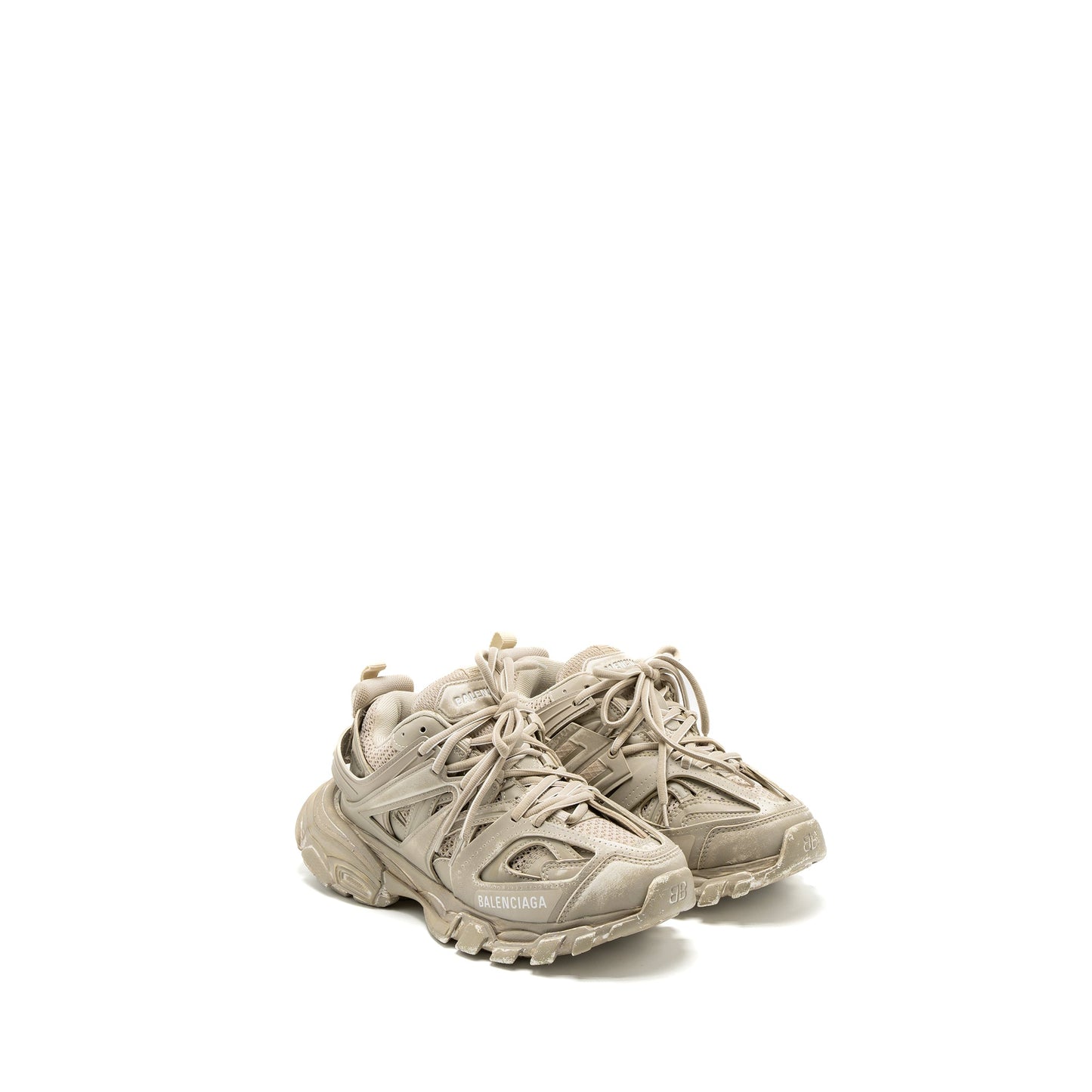 Balenciaga Size 36 Track Sneakers Mesh/Nylon Beige/Multicolour