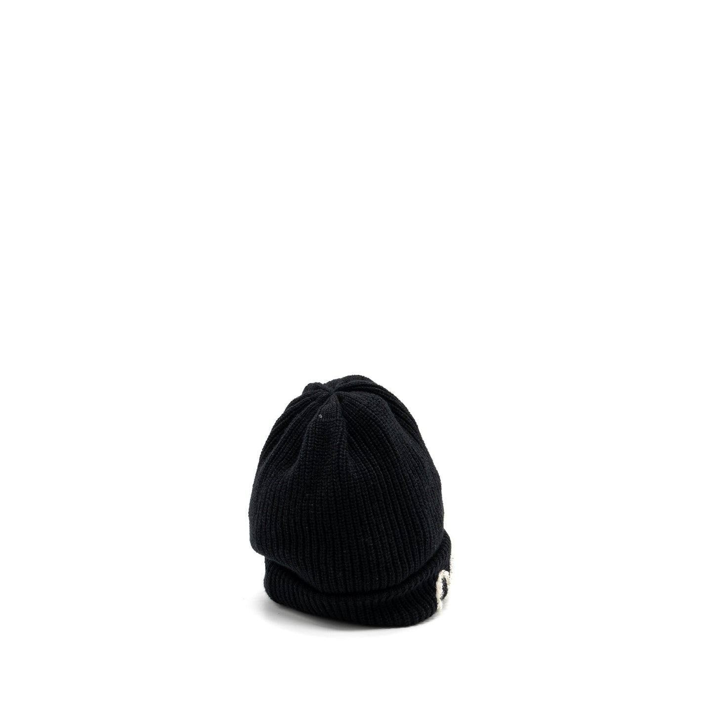 Chanel Cashmere Hat Pearl Black/White