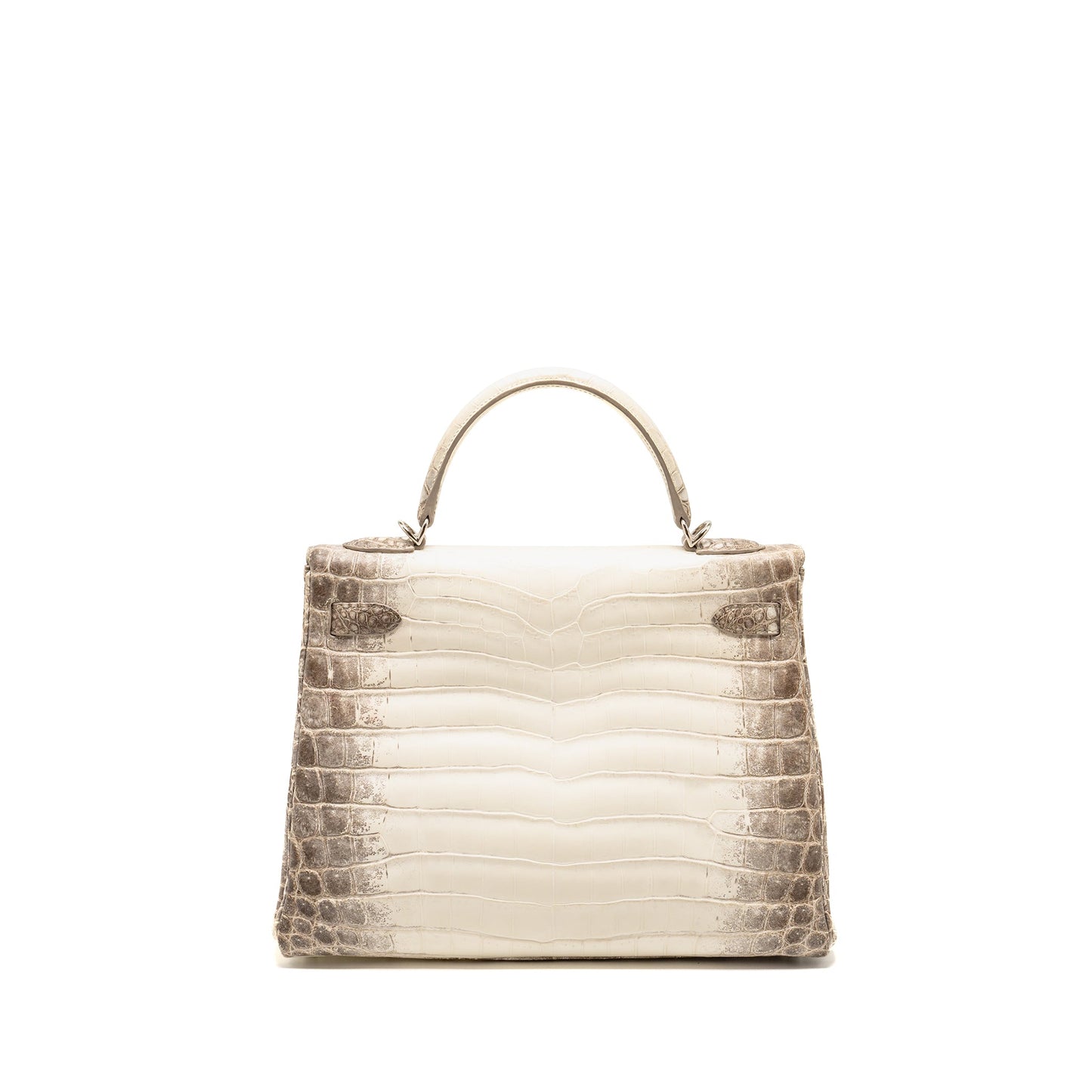 Hermes kelly 32 crocodile niloticus Himalaya blanc SHW stamp Y