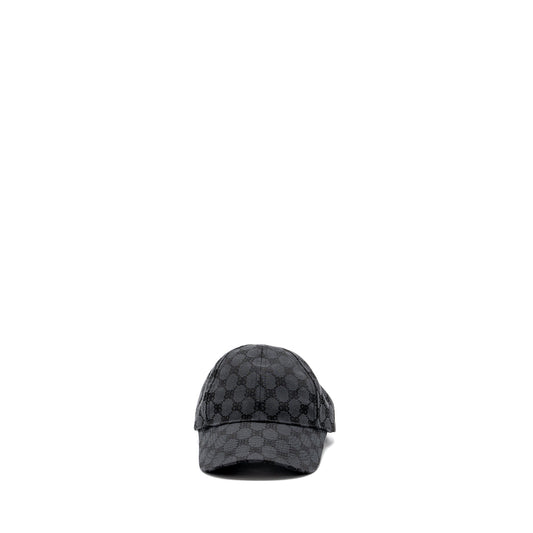 Balenciaga Size S BB MONOGRAM CAP BLACK