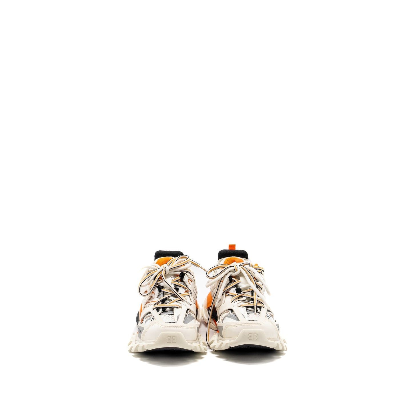 Balenciaga Size 37 Track Sneakers White/Orange