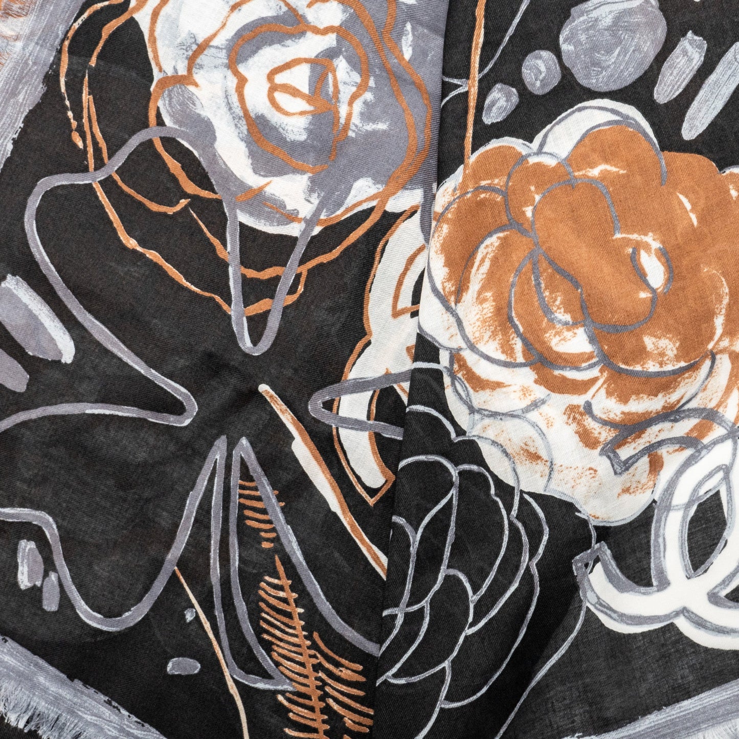 Chanel 140cm Scarf Modal / Cashmere Multicolour