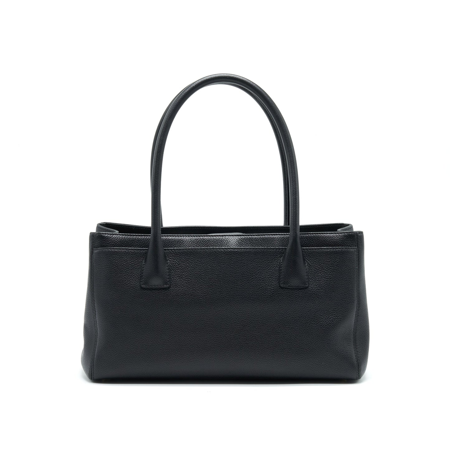 Chanel Metallic Leather Cerf Classic Executive Small Tote (SHF-15194)