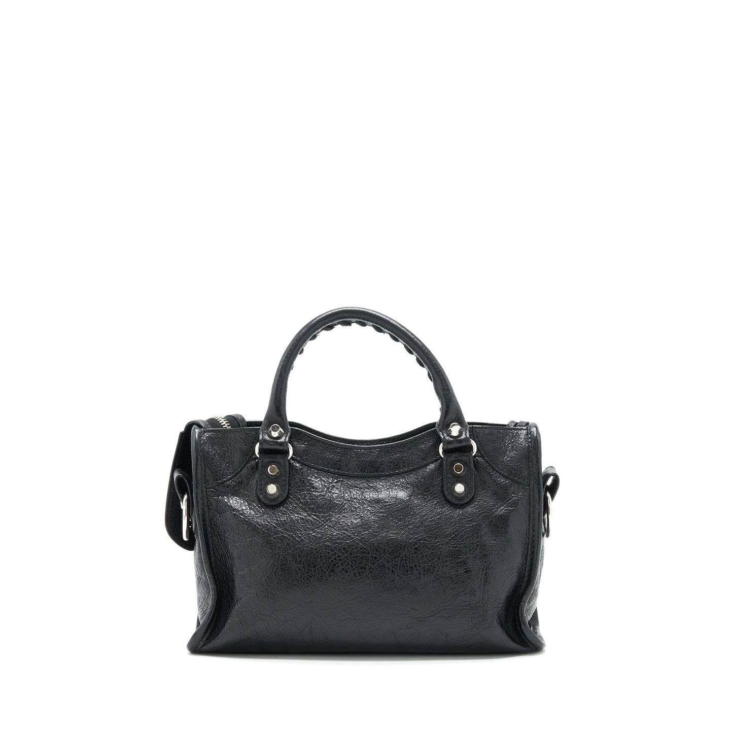Balenciaga Mini City Crossbody Bag Black SHW