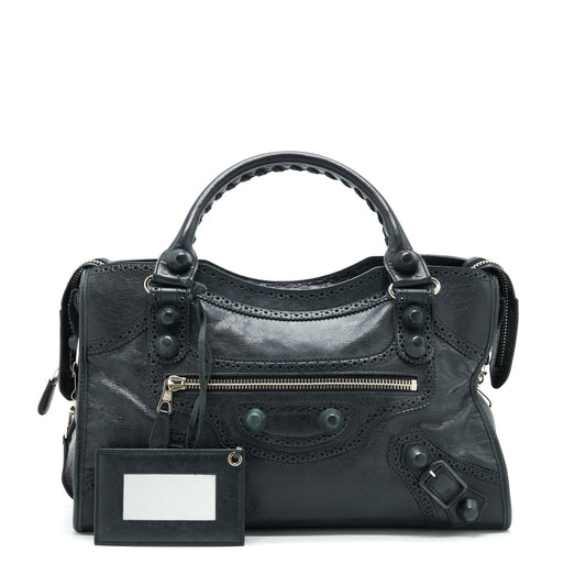 Balenciaga Giant City Bag Black SHW