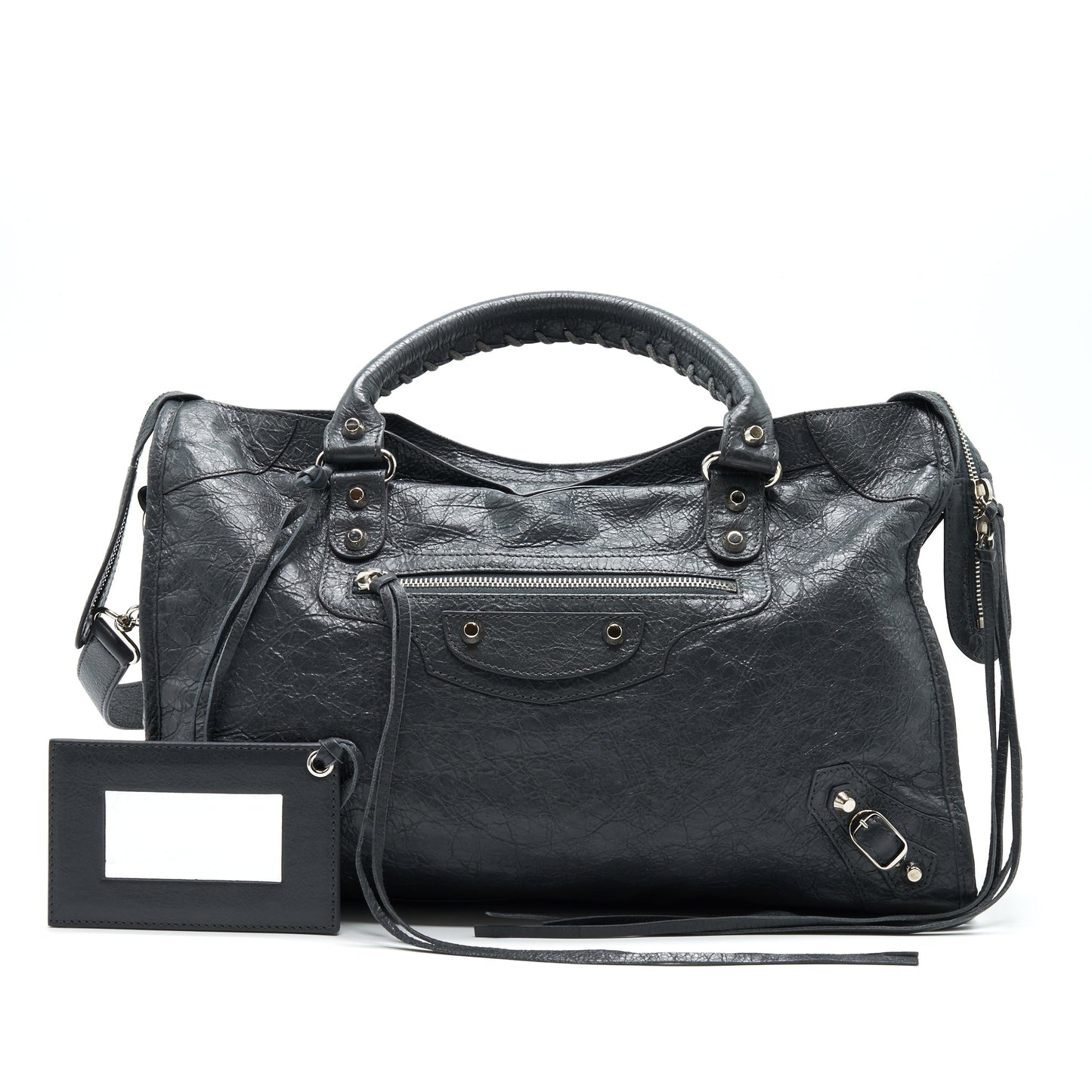 Balenciaga Medium Giant City Bag Grey with SHW