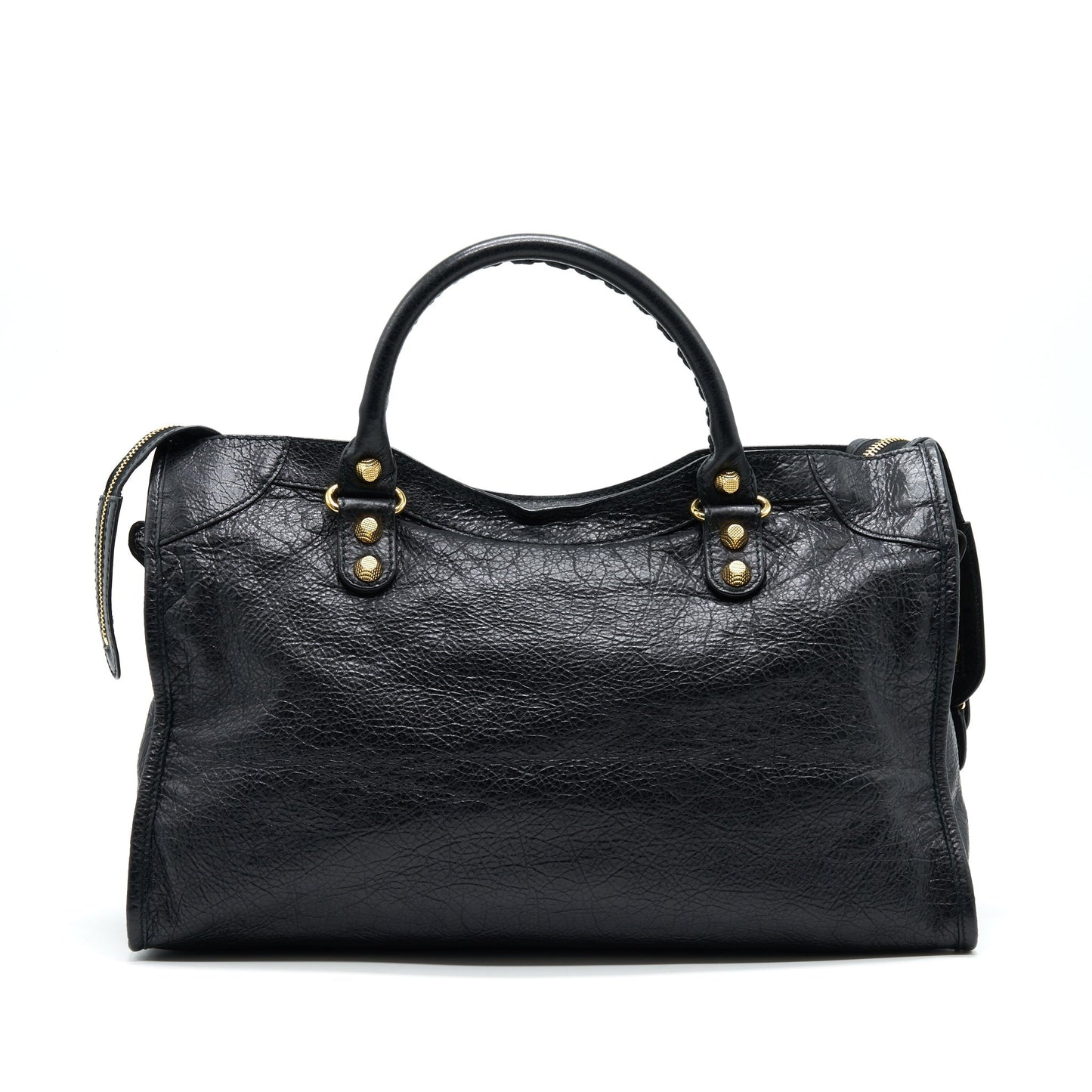 BALENCIAGA GIANT CITY BAG IN BLACK