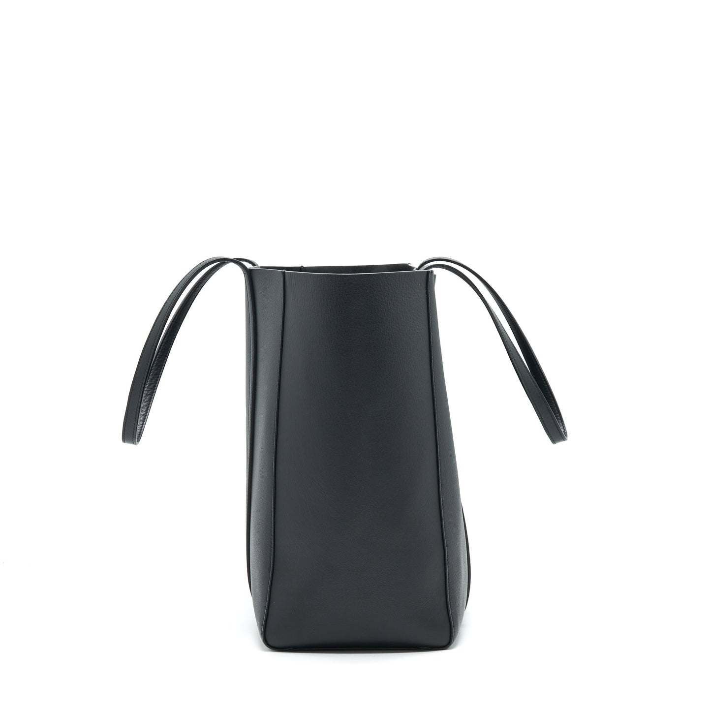 Balenciaga leather shopping Tote Bag Black