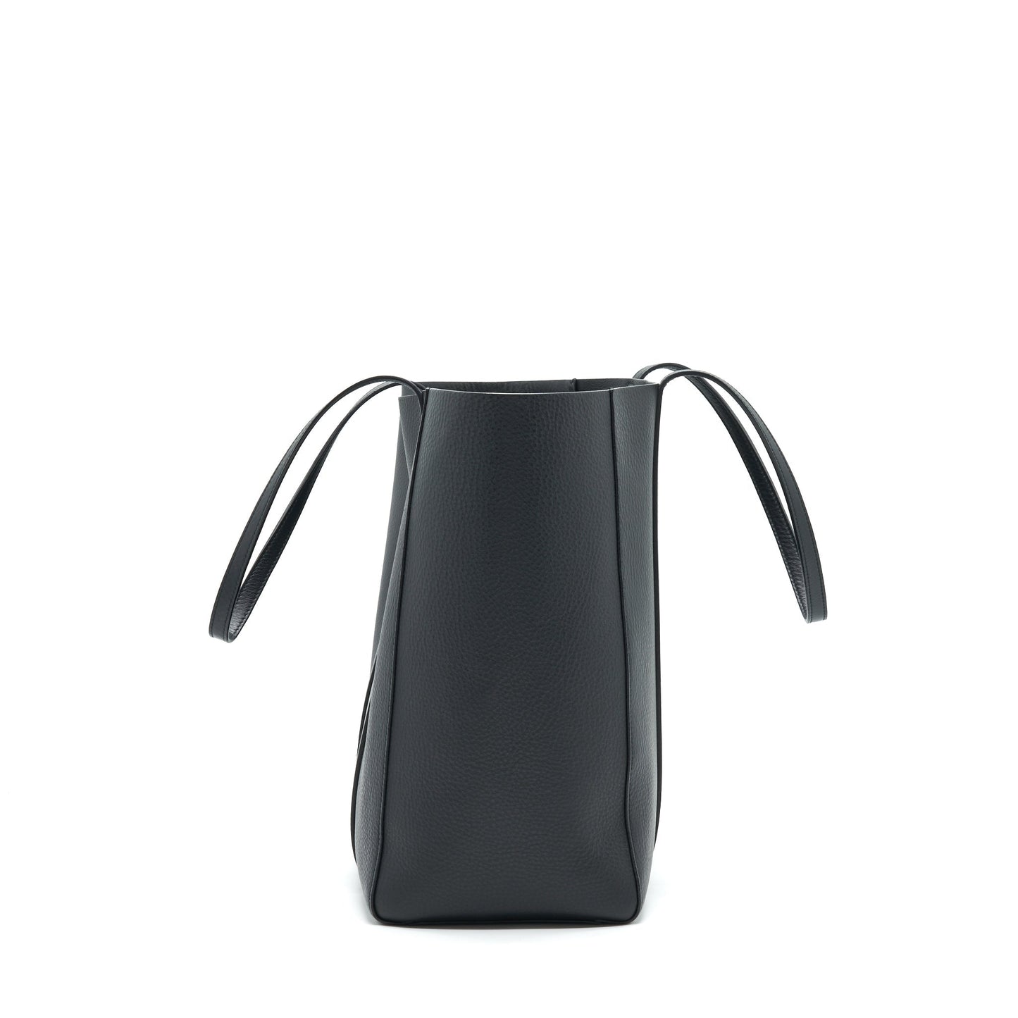 Balenciaga leather shopping Tote Bag Black