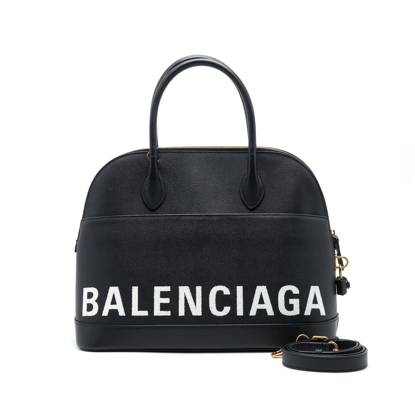 Balenciaga Large Villa Top Handle Tote Bag Black