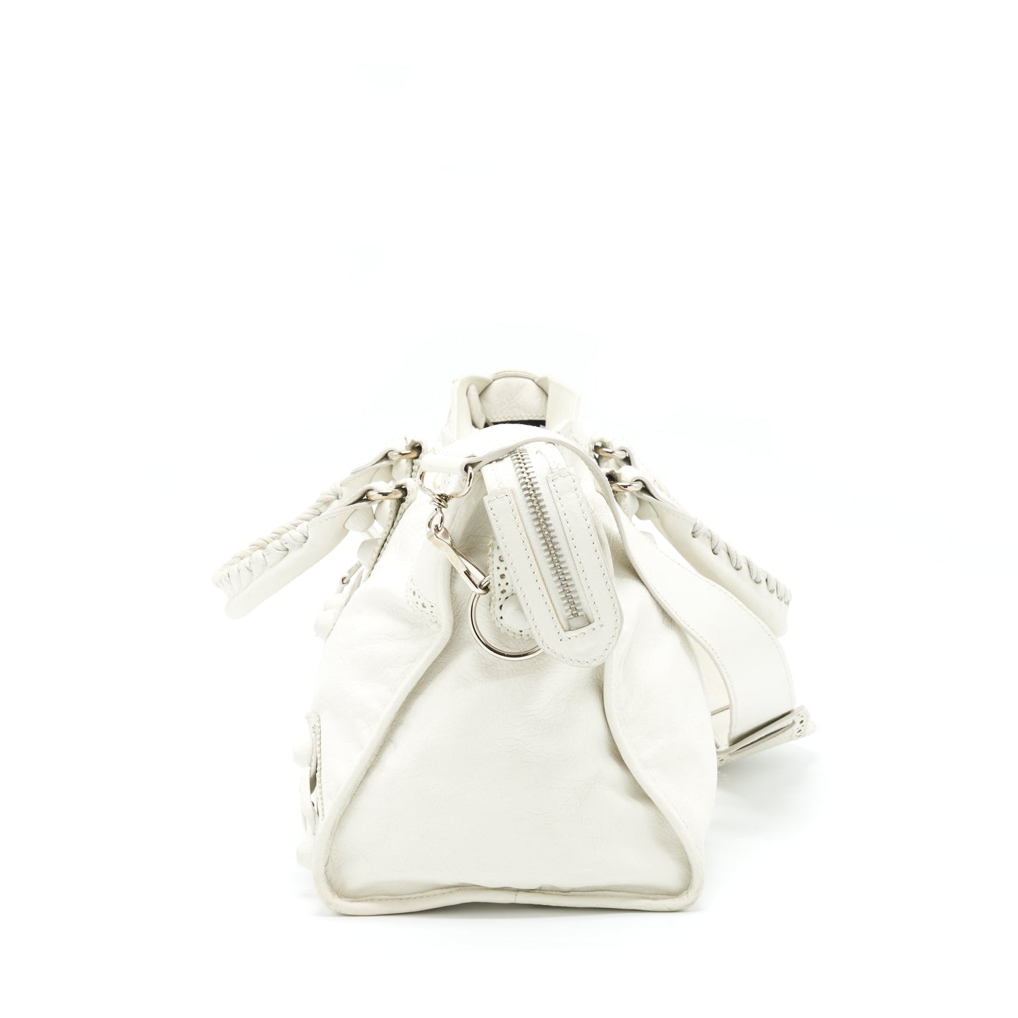 Balenciaga Giant City Bag White SHW