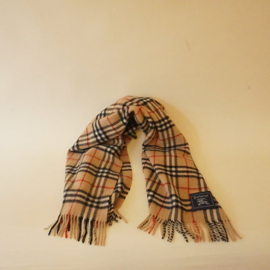 Vintage Wool Burberry Scarf