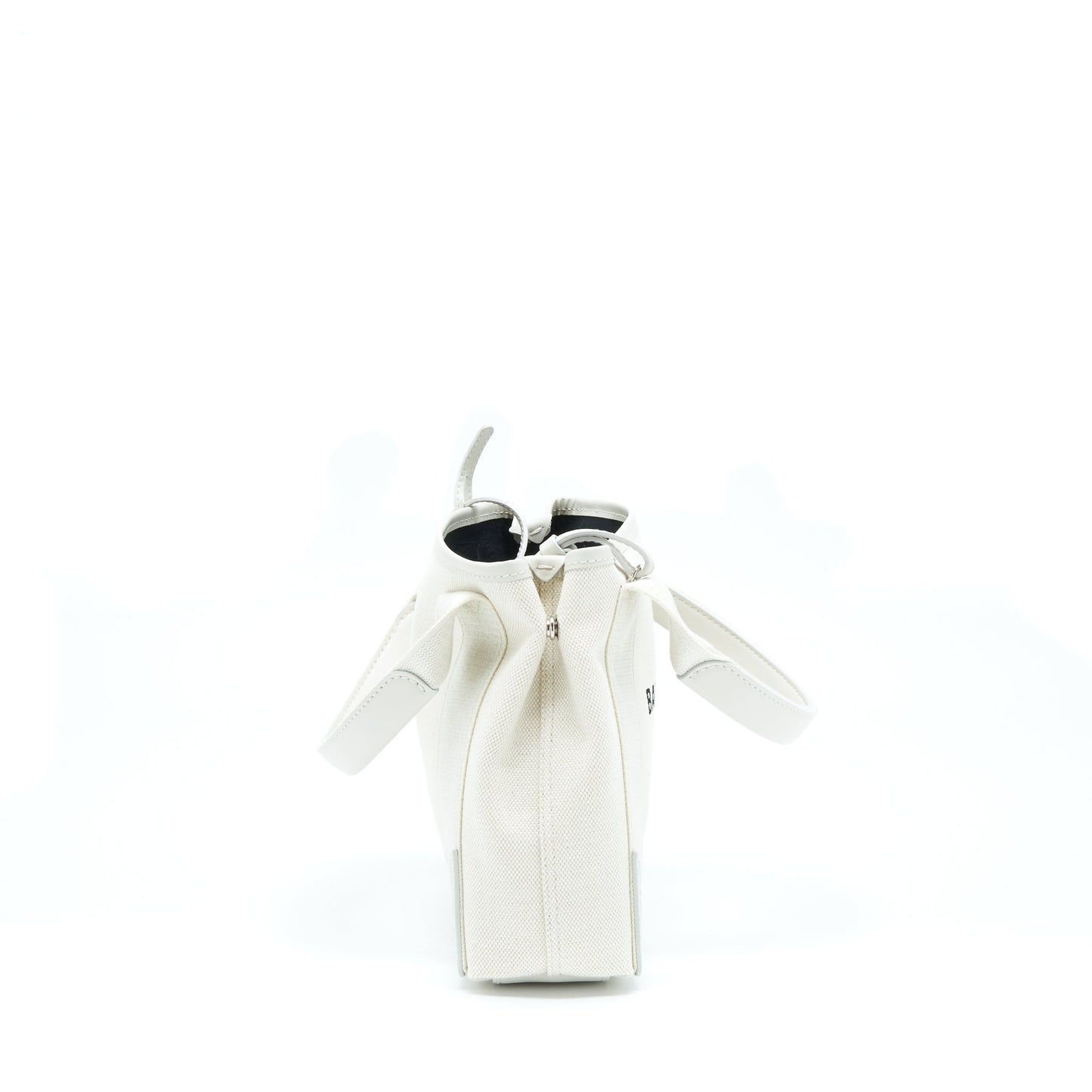 Balenciaga Cabas Fabric/Leather Off white SHW