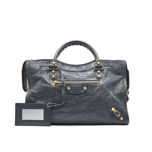 Balenciaga Giant City Olive Grey GHW