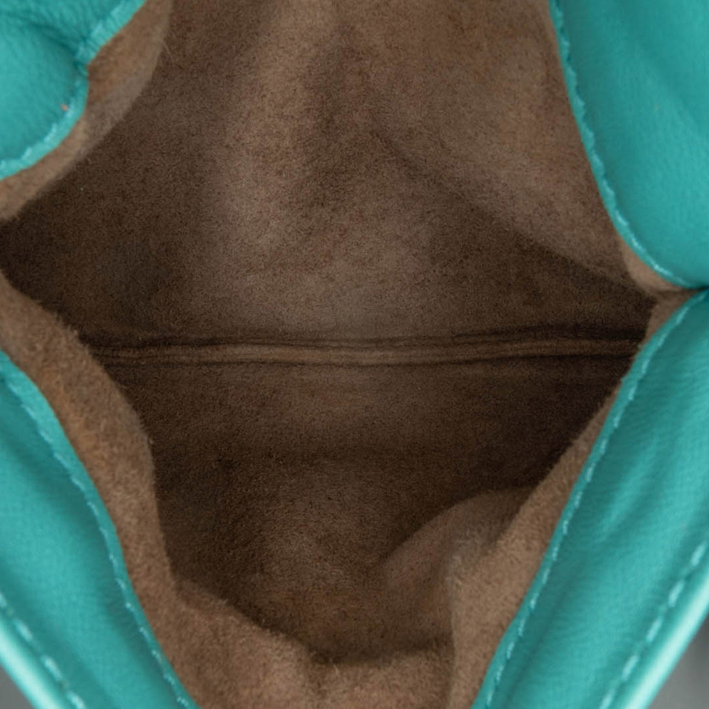 Blue Bottega Veneta Intrecciato Chain Flap Crossbody