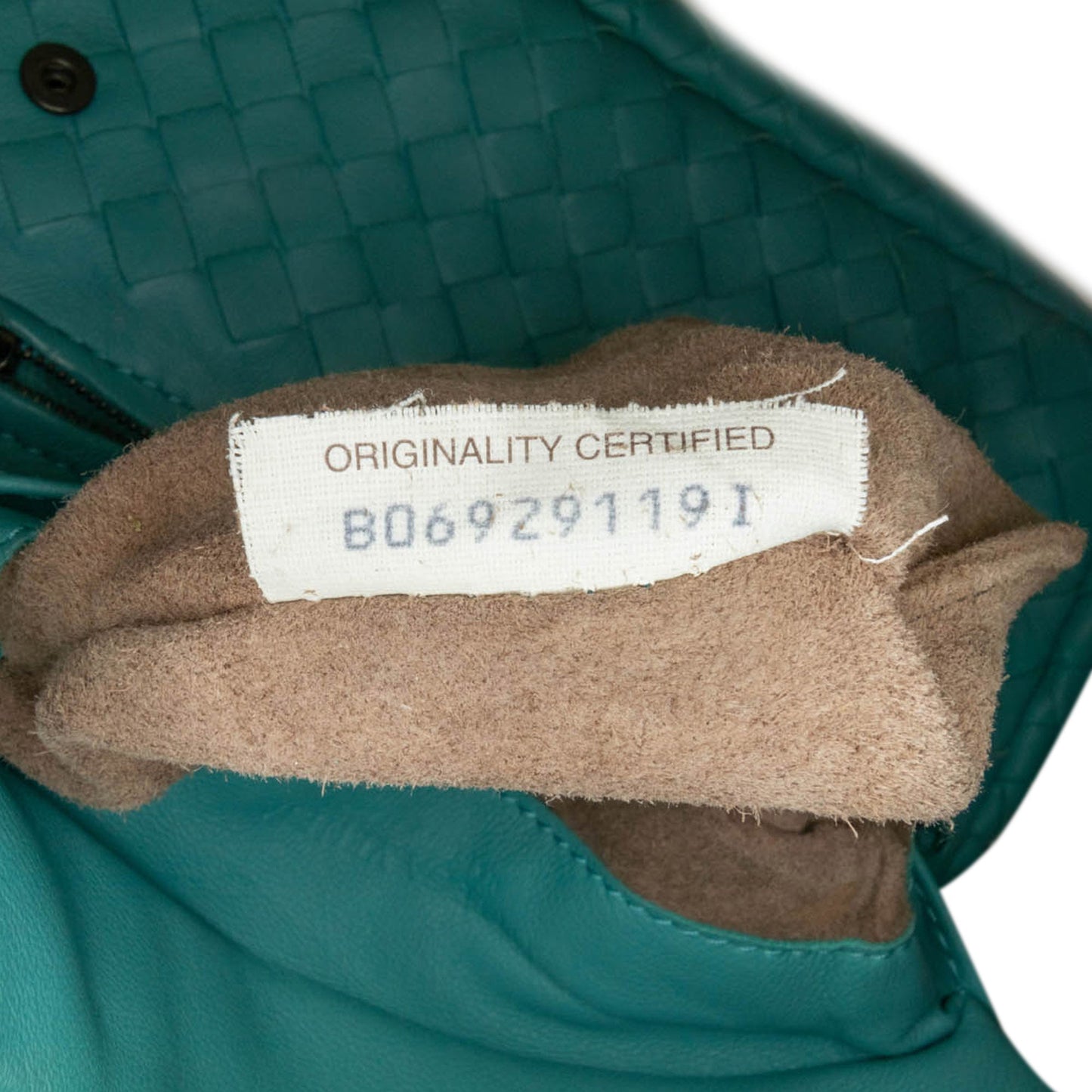 Blue Bottega Veneta Intrecciato Chain Flap Crossbody