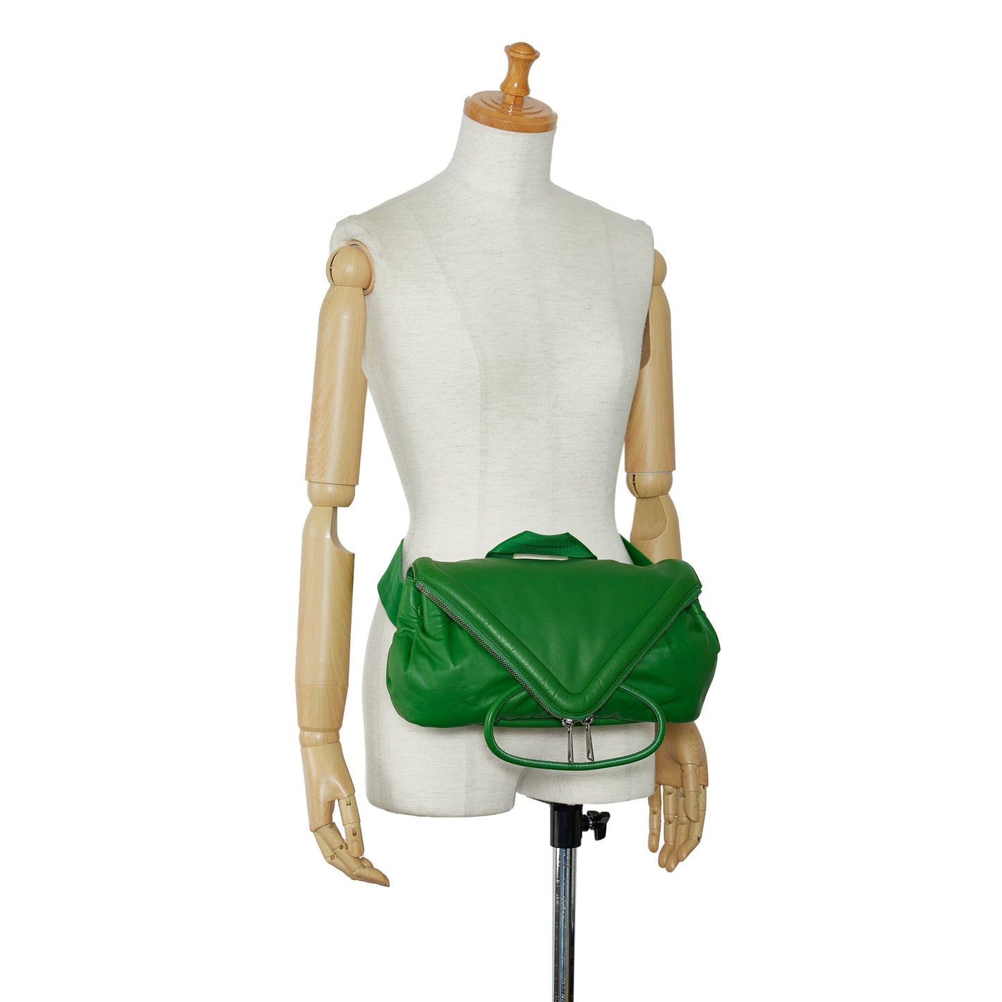 Green Bottega Veneta Beak Belt Bag