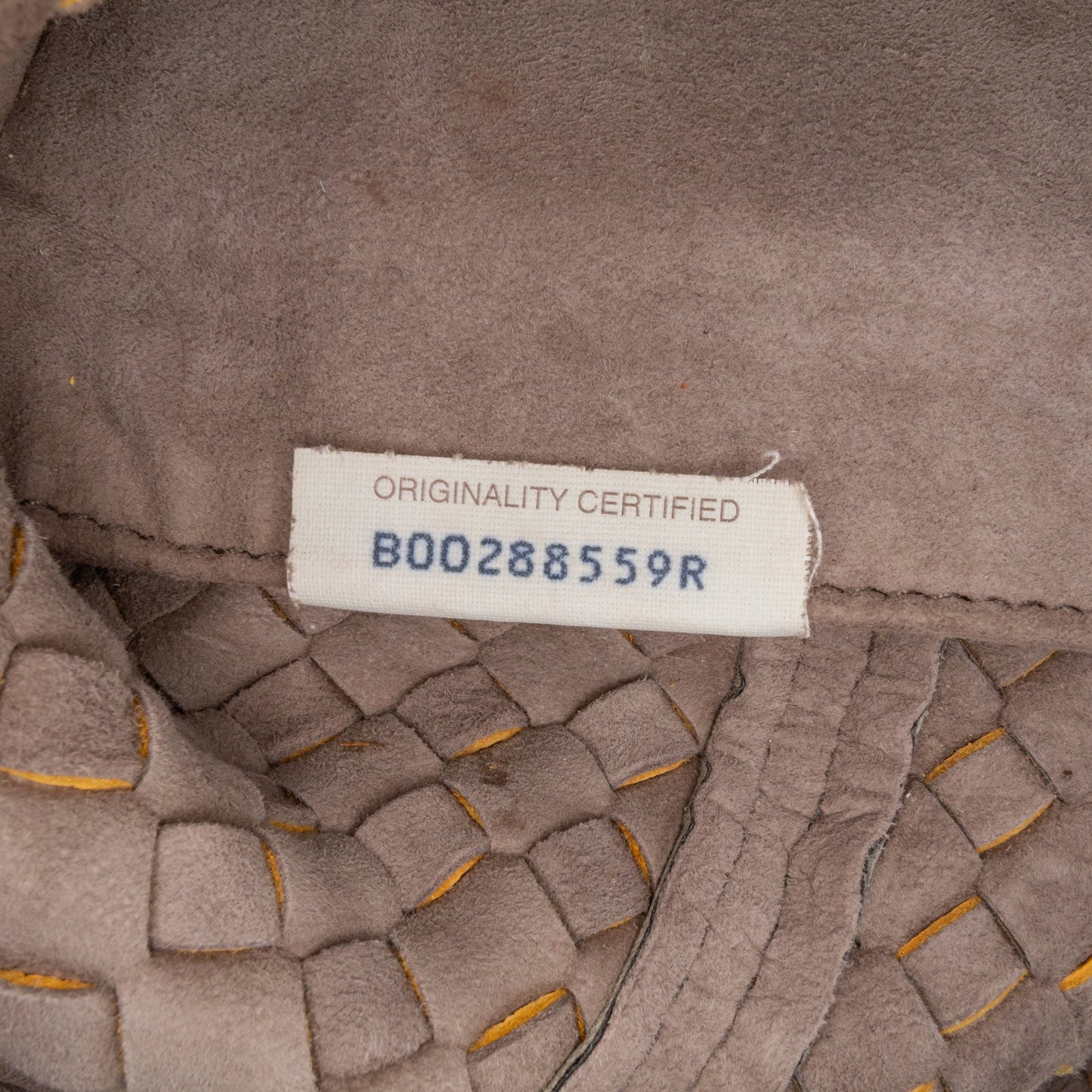 Yellow Bottega Veneta Intrecciato Vivo Cervo Satchel