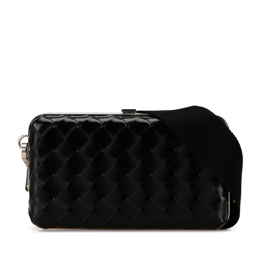 Bottega Veneta Sac Spazzolato Intrecciato Box Messenger Bag