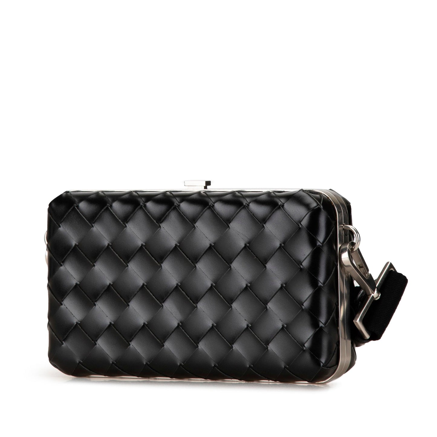 Bottega Veneta Sac Spazzolato Intrecciato Box Messenger Bag