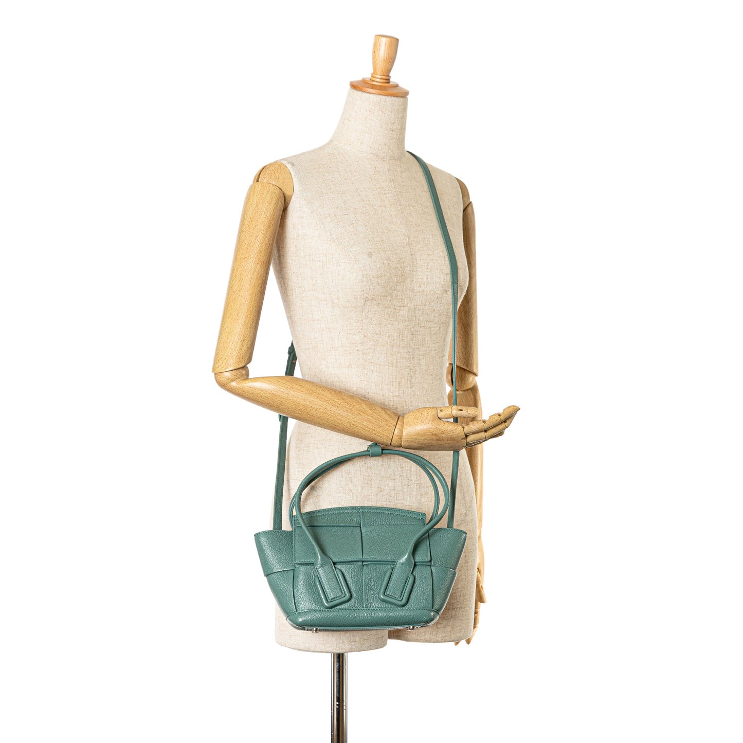 Bottega Veneta Sac Mini Intrecciato Arco Satchel