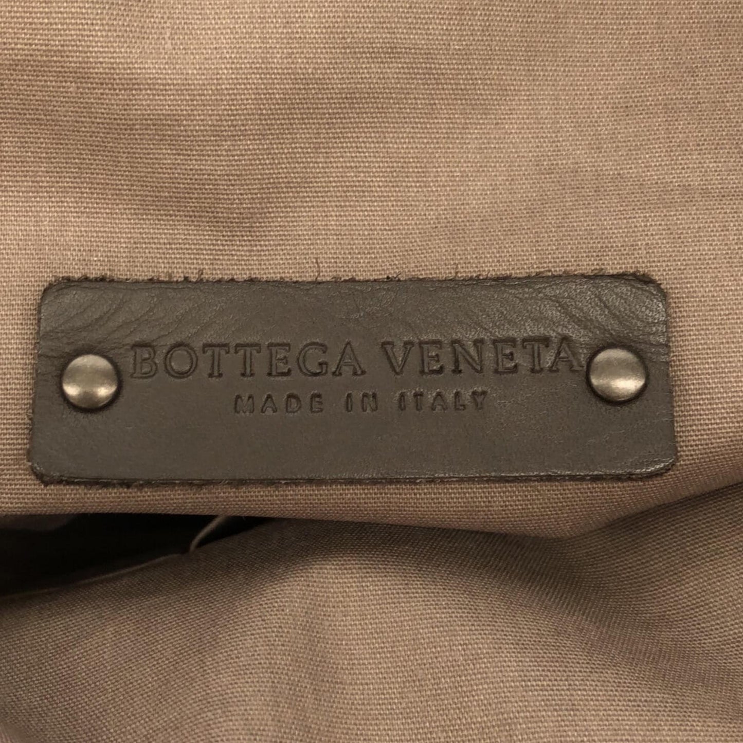 Bottega Veneta Sac Intrecciato Leather and Canvas Crossbody