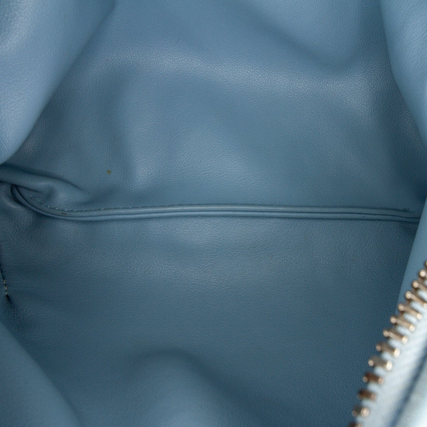 Blue Bottega Veneta Mini Intrecciato Jodie Handbag