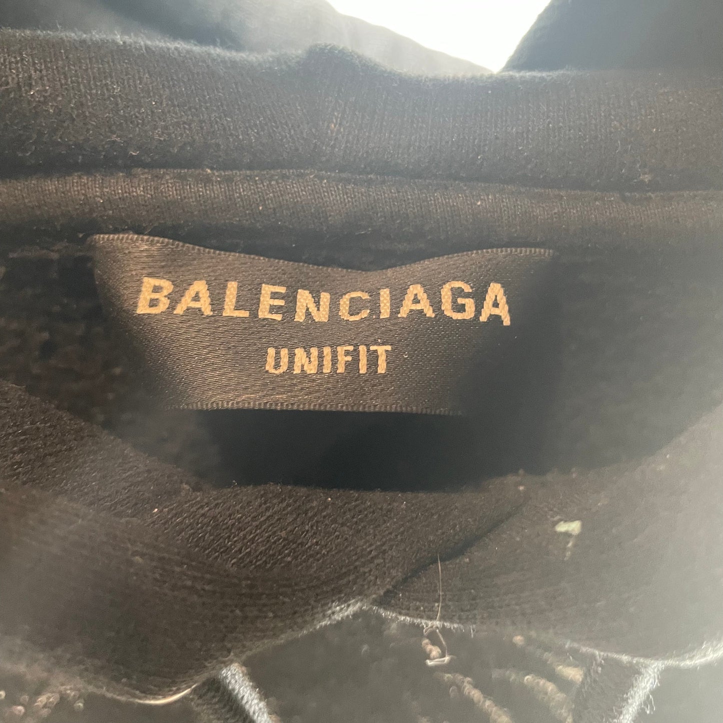 BALENCIAGA/Hoodie/M/Cotton/BLK/2021 Painter Hoodie