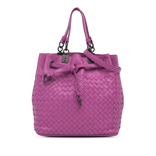 Bottega Veneta Sac Nappa Intrecciato Bucket Bag