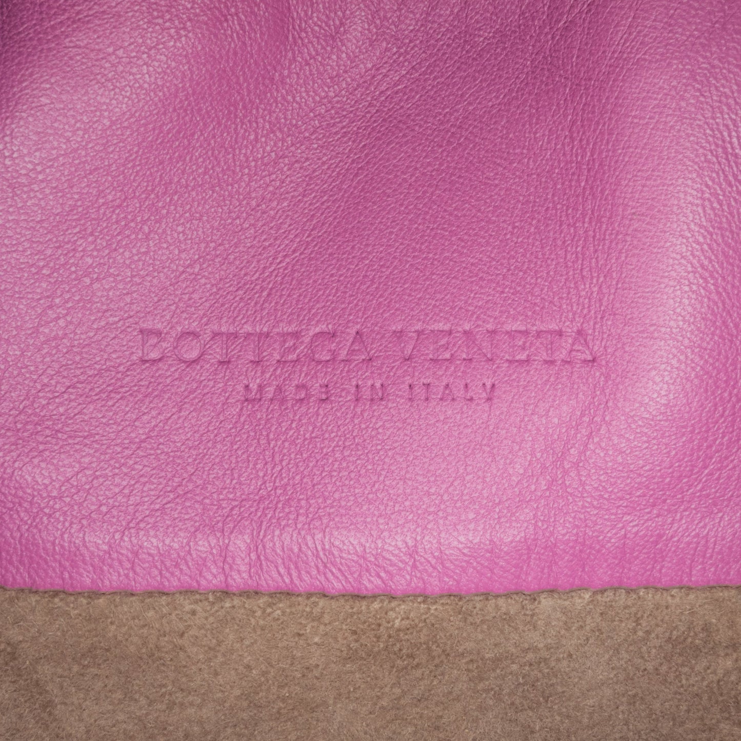 Purple Bottega Veneta Nappa Intrecciato Bucket Bag