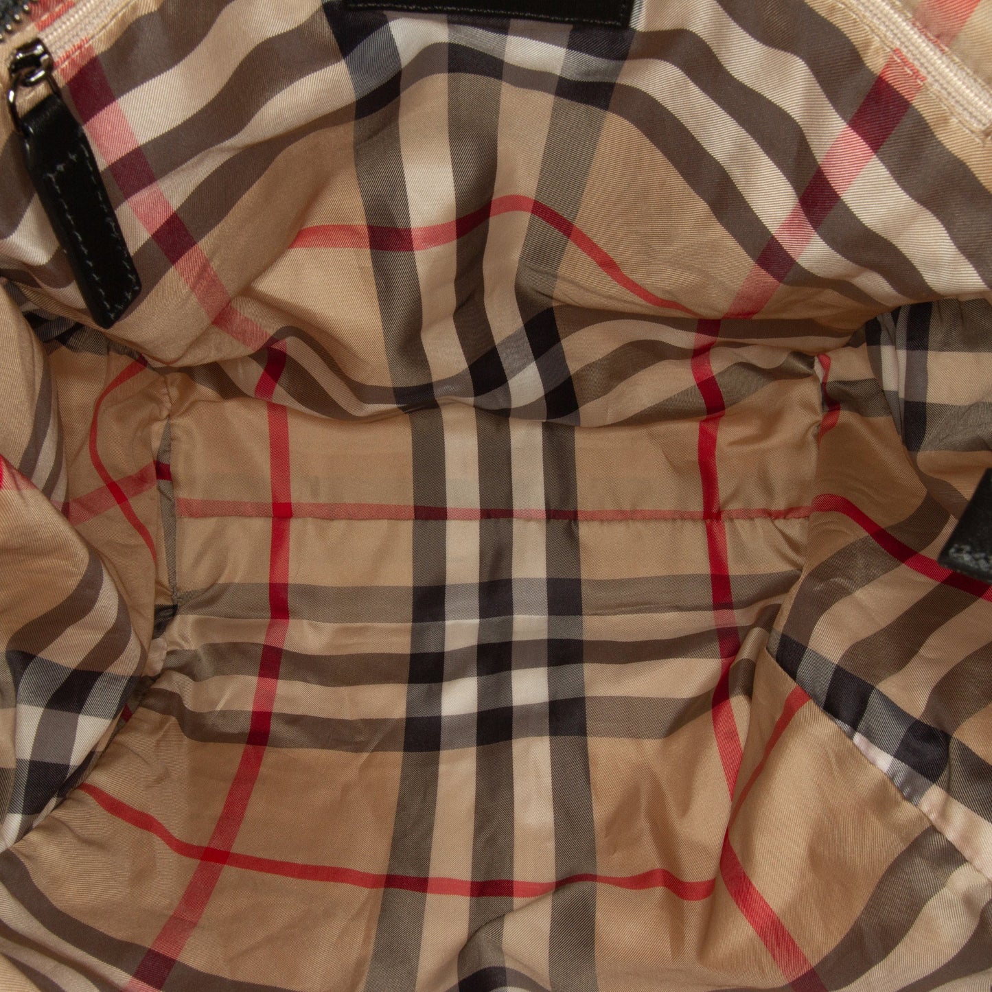 Pink Burberry Nylon Buckleigh Tote Bag