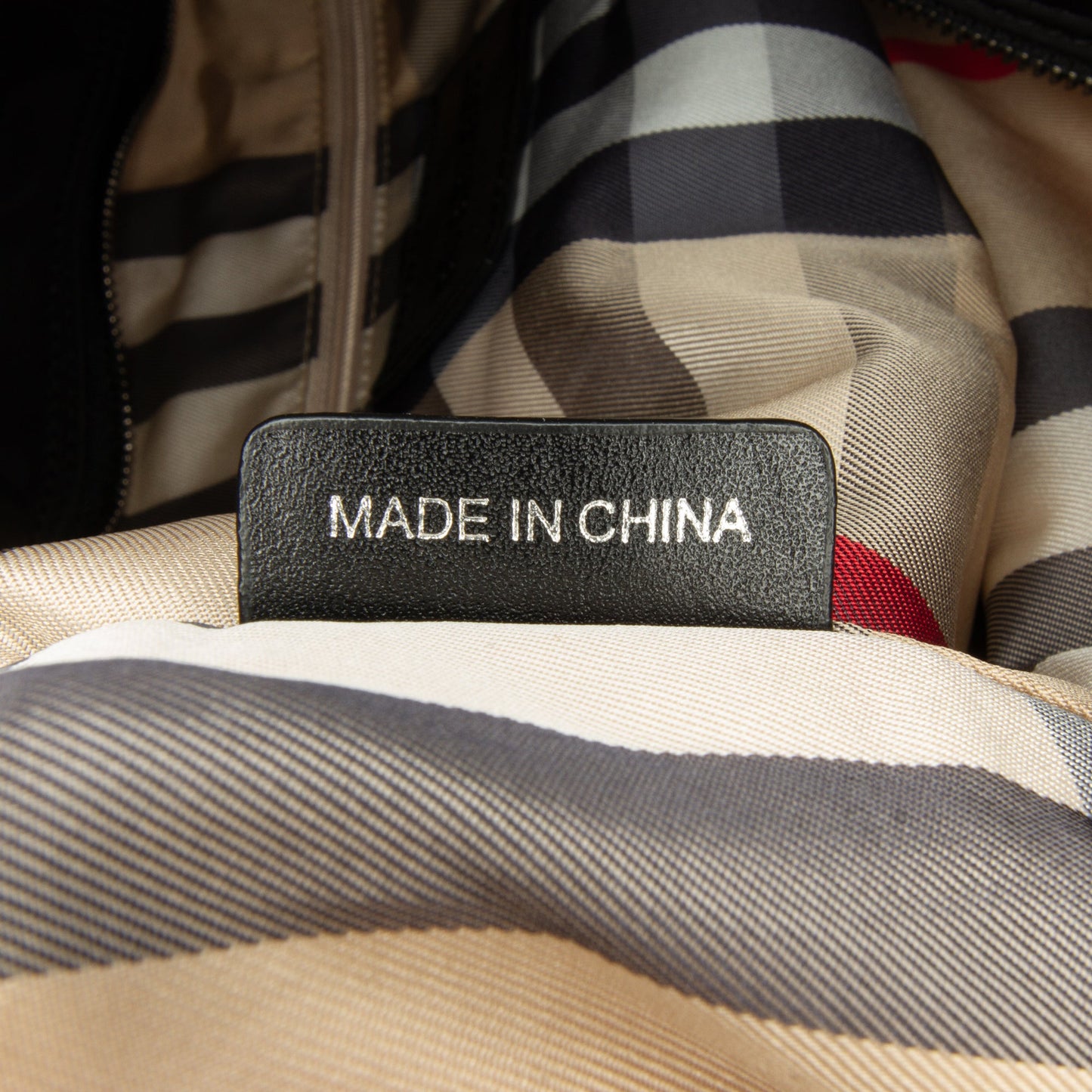 Pink Burberry Nylon Buckleigh Tote Bag