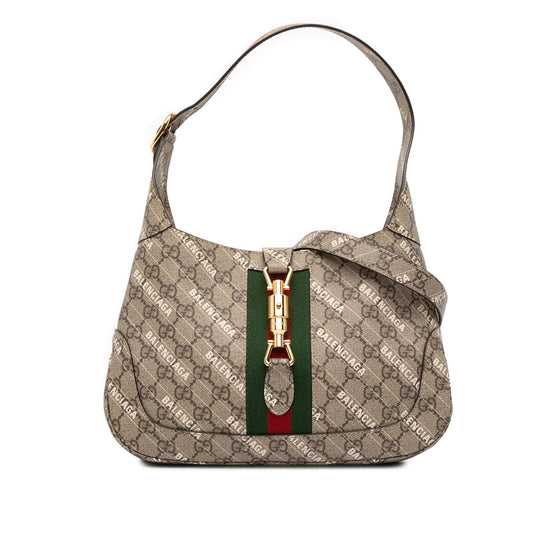 Gucci Balenciaga The Hacker Project Small GG Supreme Web Jackie 1961