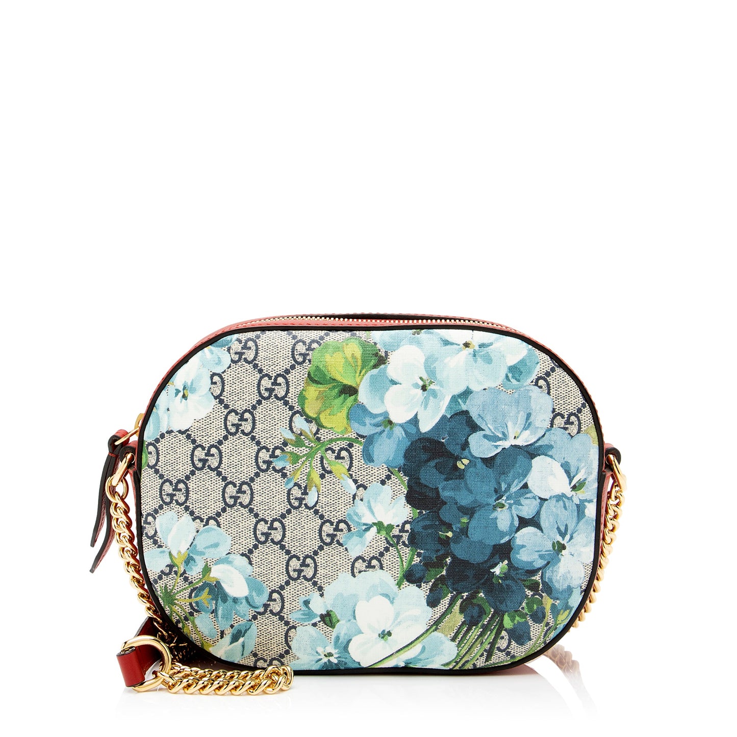 Gucci GG Supreme Blooms Mini Chain Bag (SHF-23390)