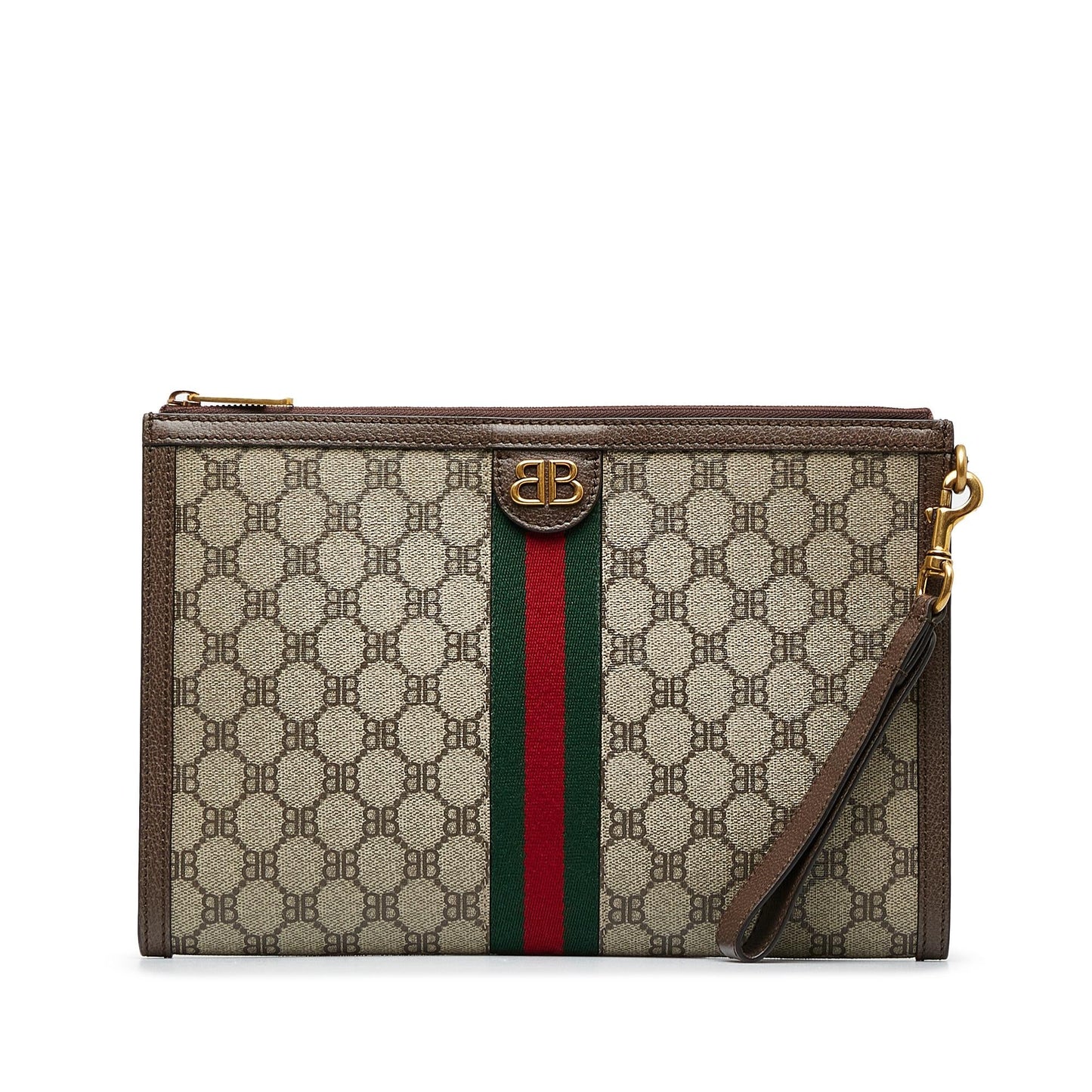 Gucci X Balenciaga BB Supreme Ophidia Web Clutch (SHG-dS0YCq)