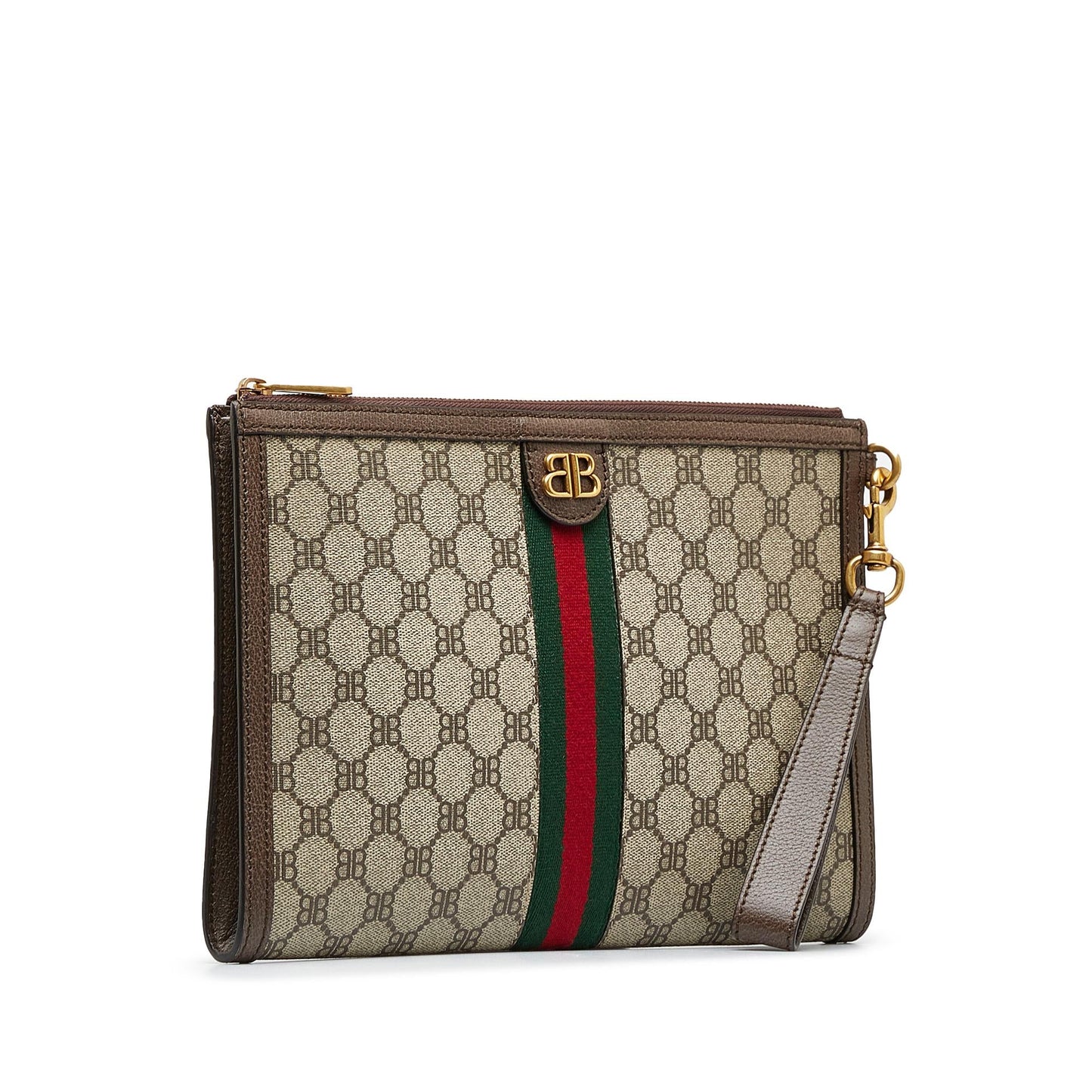 Gucci X Balenciaga BB Supreme Ophidia Web Clutch (SHG-dS0YCq)