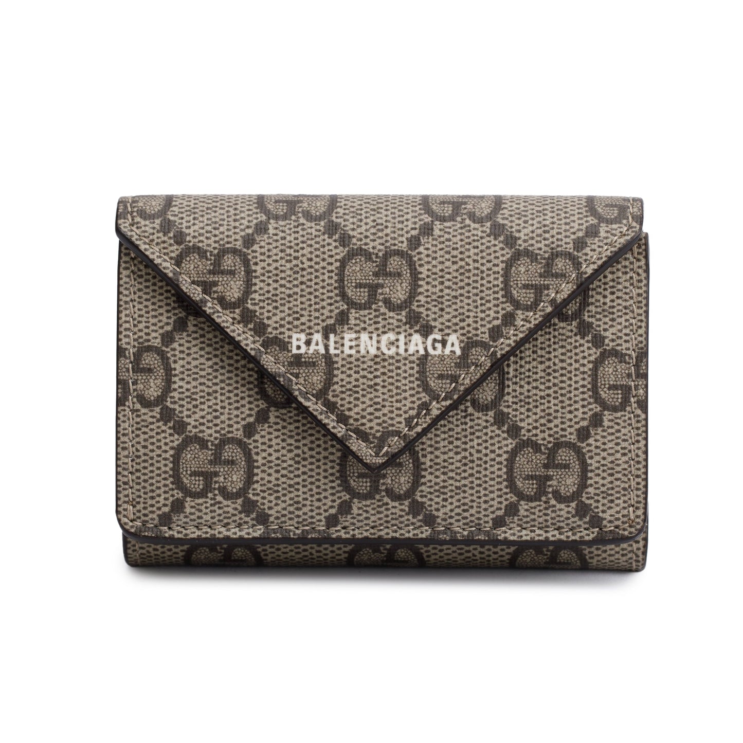 Gucci X Balenciaga The Hacker Project GG Supreme Trifold Compact Wallet w/ Box