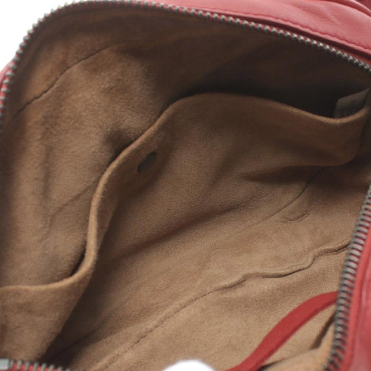 Red Bottega Veneta Nappa Intrecciato Belt Bag