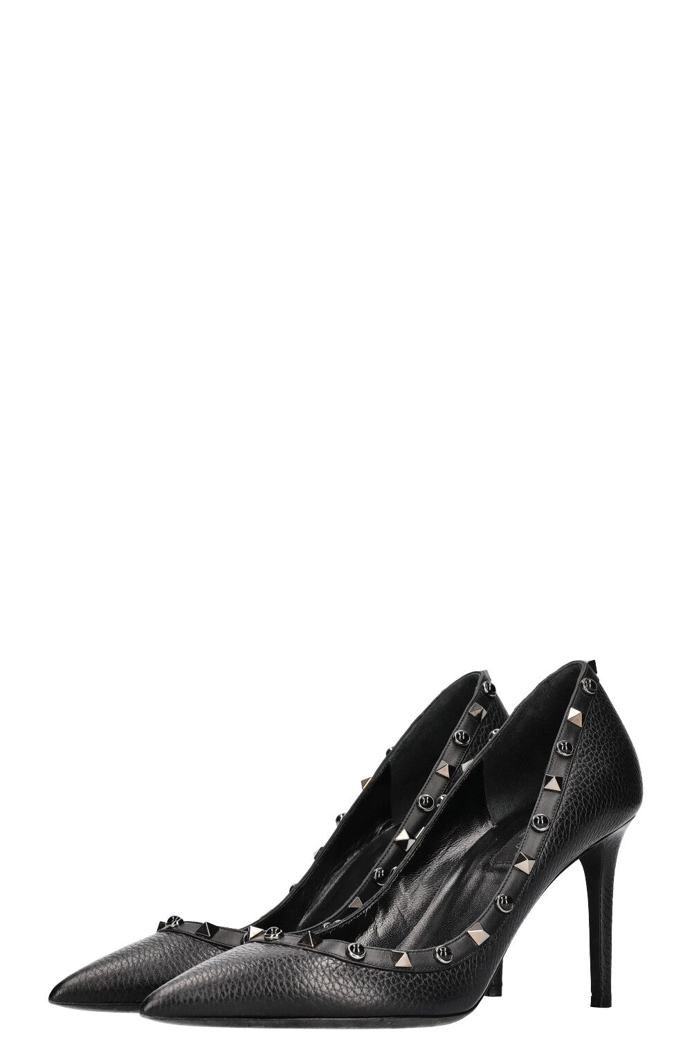 VALENTINO Rockstud Heels All Black