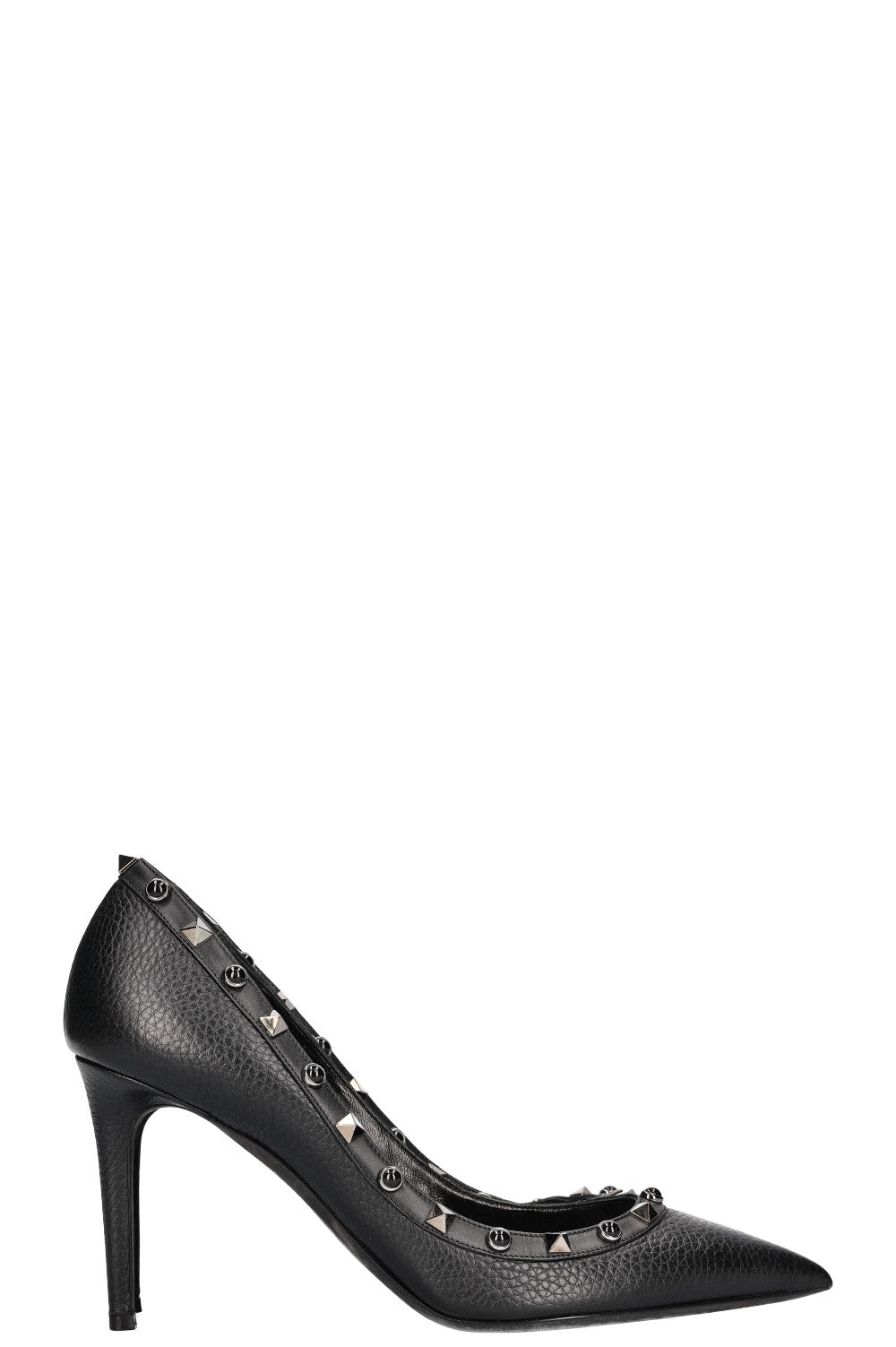 VALENTINO Rockstud Heels All Black