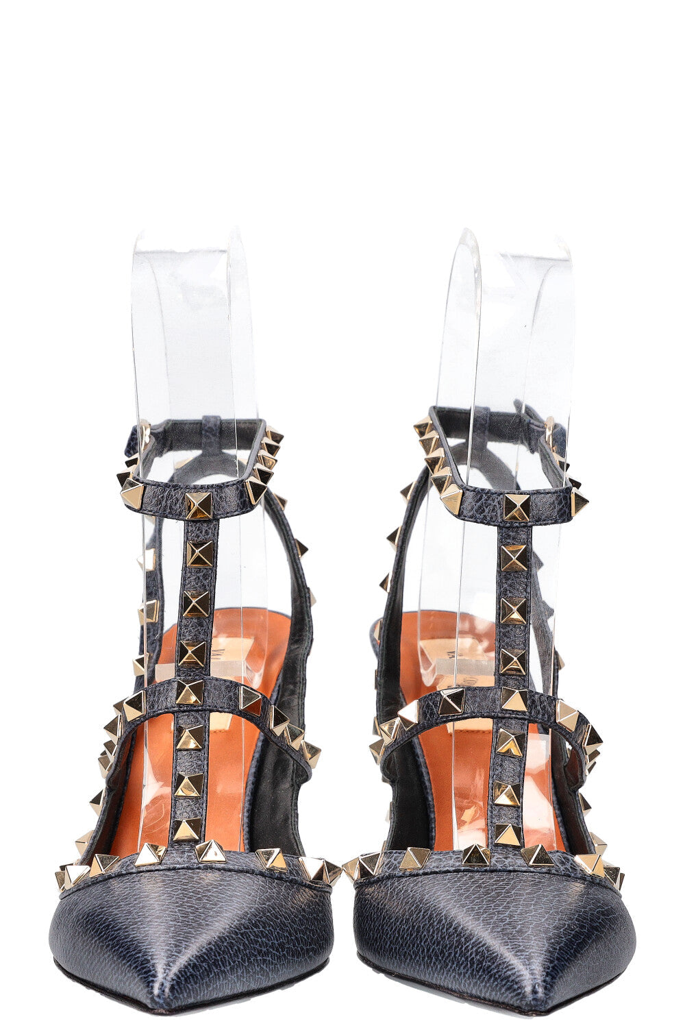 VALENTINO Rockstud Heels Dark Blue