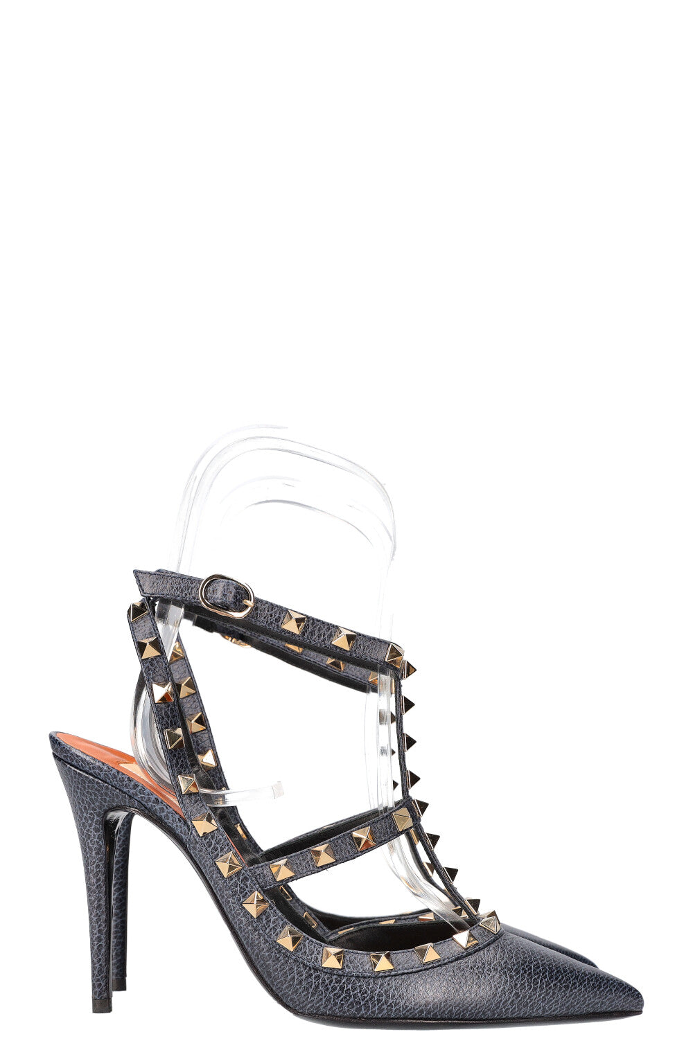 VALENTINO Rockstud Heels Dark Blue