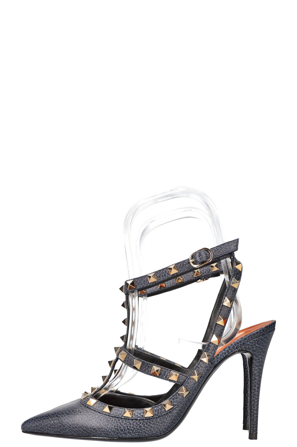 VALENTINO Rockstud Heels Dark Blue