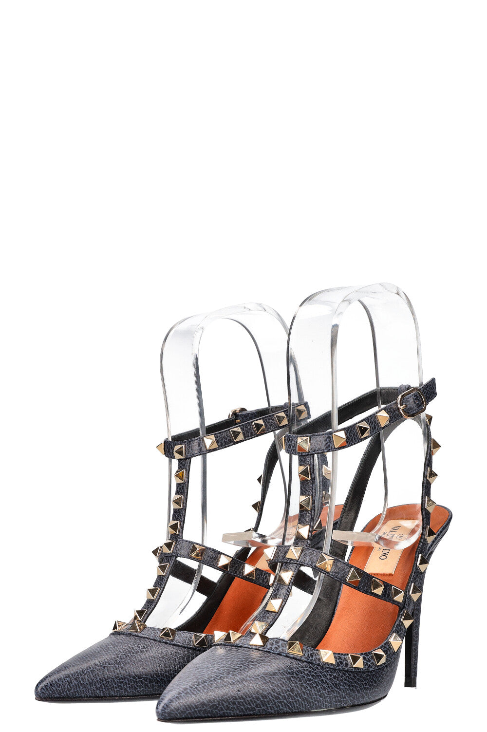 VALENTINO Rockstud Heels Dark Blue