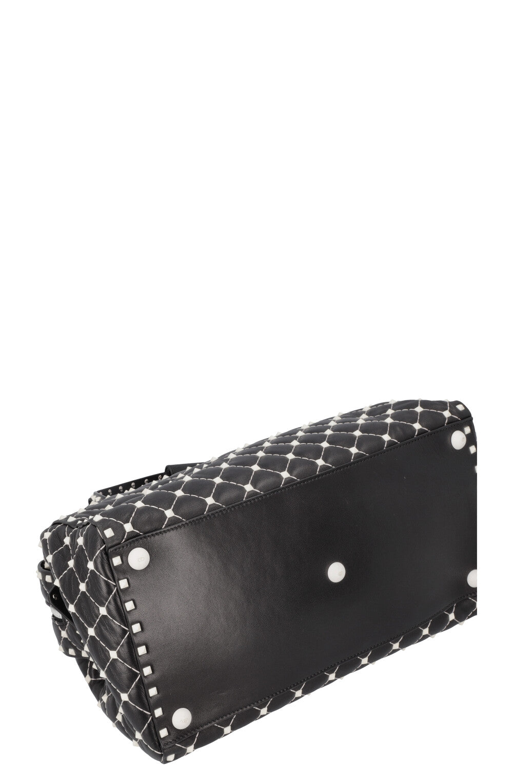 VALENTINO Rockstud Duffle Bag Black White