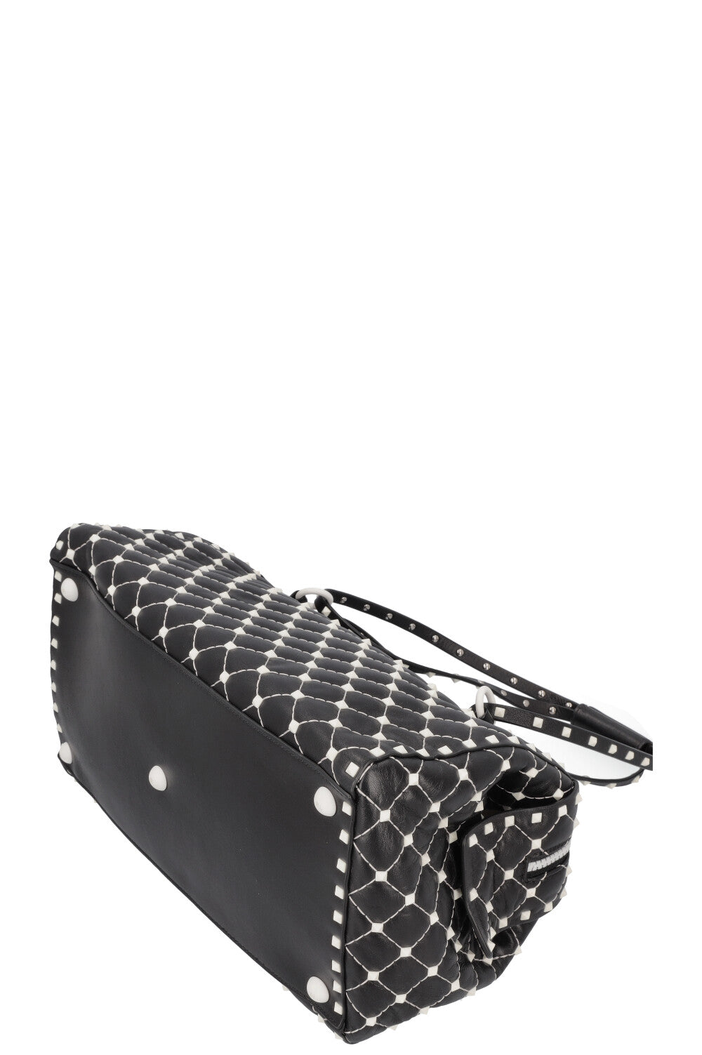 VALENTINO Rockstud Duffle Bag Black White