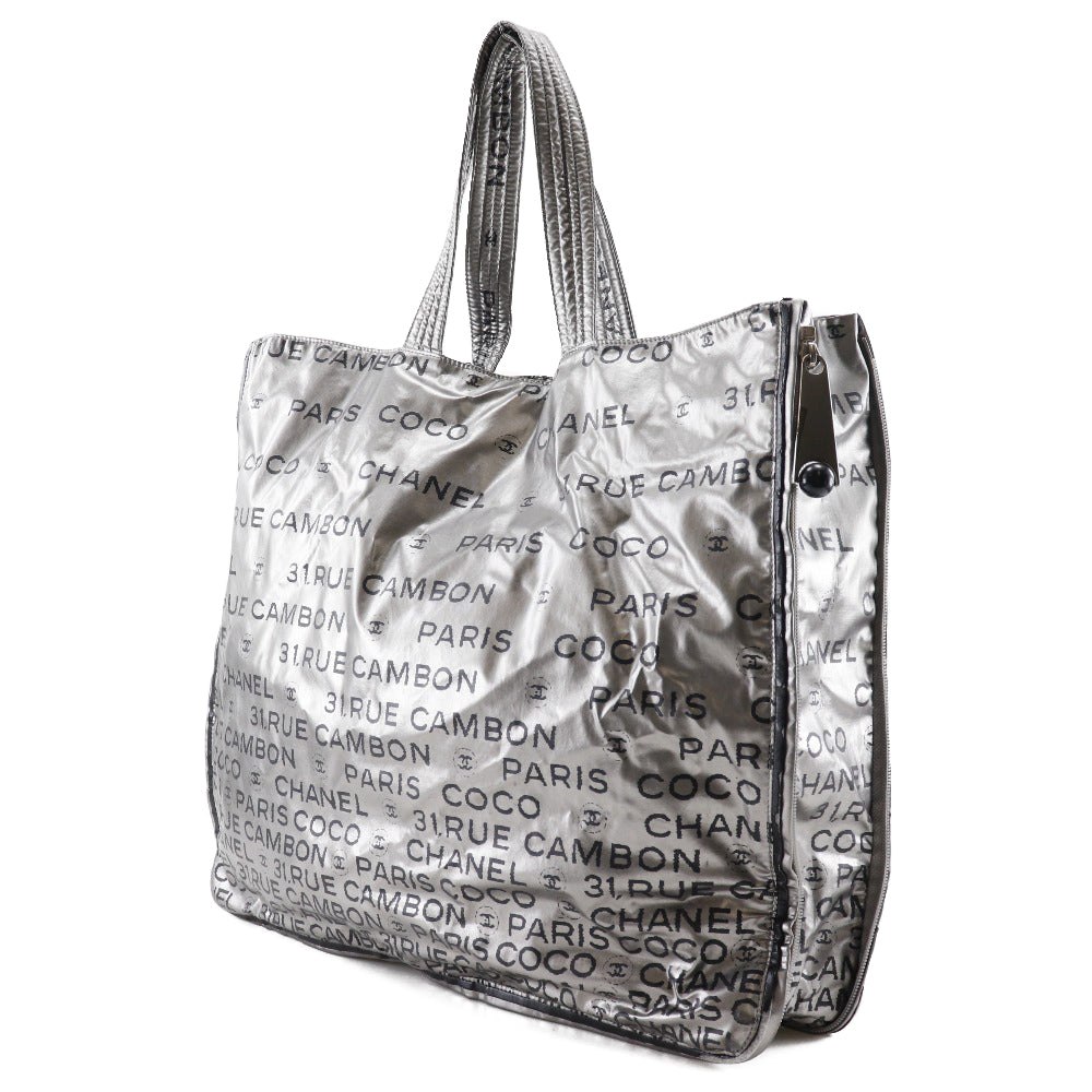 Chanel Nylon 31 Rue Cambon Shopping Tote Canvas Tote Bag A46113 in New Condition